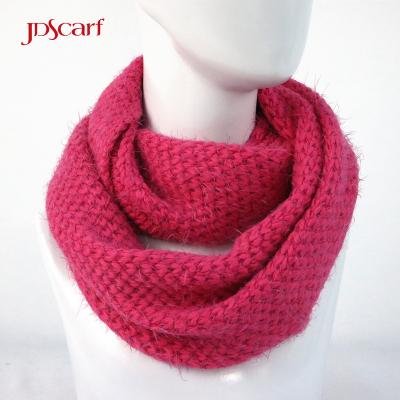 China Classic 100 Knitted Acrylic Funky Crochet Infinity Jewelry Loop Scarf for sale