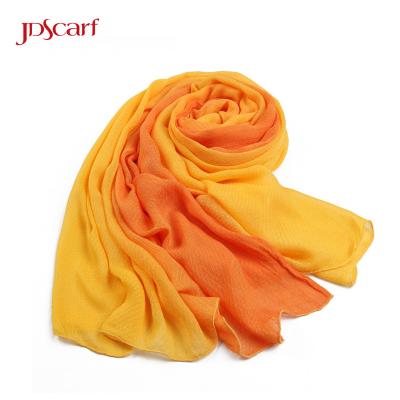 China Classic Organic Cotton Bamboo Orange Nursing Neck Scarves For Ladies for sale