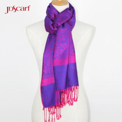 China Fashionable jacquard wool shemagh unicorn scarves Morocco Mongolian wool scarf for sale