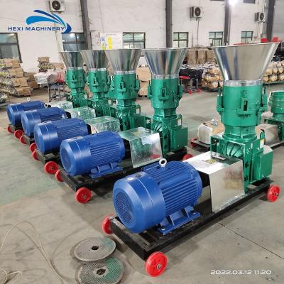 China Farms Poultry Animal Feed Pellet Making Mill Machine Diesel Engine Power for sale