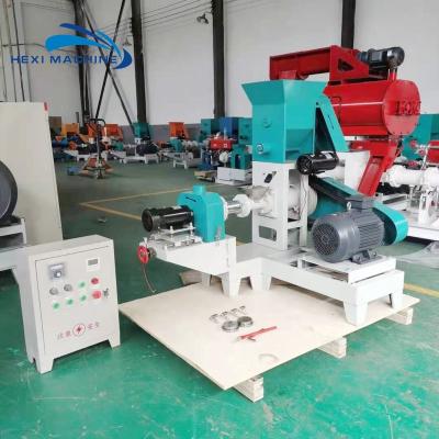 China Fish feed pellet machine granulator extruded floating fish feed pellet production line machinery fish food extruder for fish feed for sale