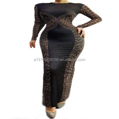 China Dress the birthday black round party dress, long skirt, buttocks, slim-fitting, elegant simple dress for sale