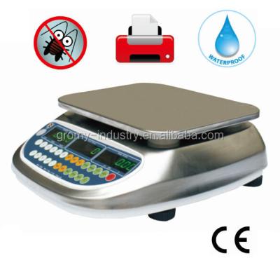 China Stainless Steel Price Scale China Electronic Waterproof Price Calculation Scale for sale