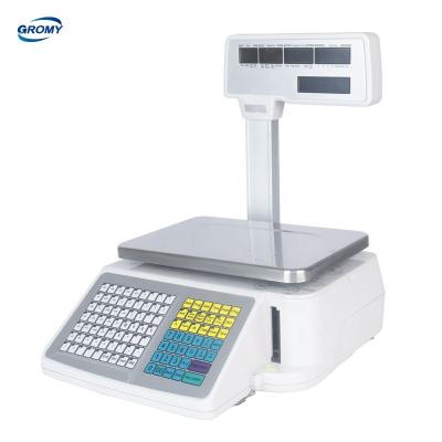 China Barcode Label Printing Electronic Scale Barcode Label Printing Electronic Scale Scales With Printer for sale