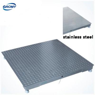 China Optional Carbon Steel Or Stainless Steel Electronic Digital Platform Weighing Floor Scale 1 Ton To 10 Ton for sale