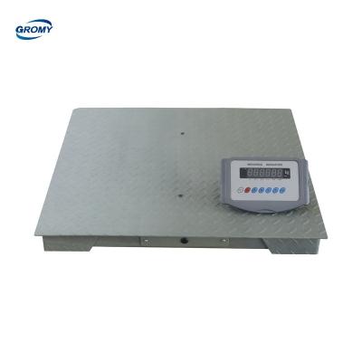 China Digital Livestock Weighing Platform Industrial Scale Industrial Weighing External Display 1mx1m 2ton for sale