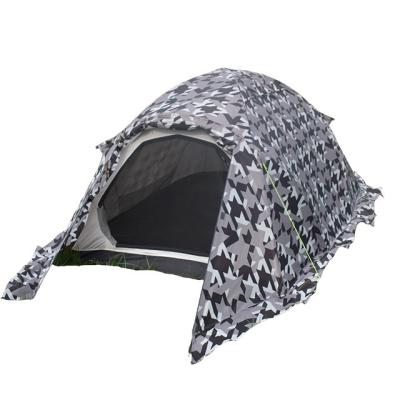 China Diagonal Tying Type Colorful Manual 2 Person Outdoor Tent With Sunshade And Windproof Wholesale for sale