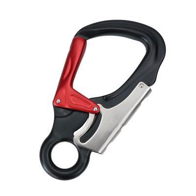 China 2021 High Quality Mountaineering Hook Small Swivel 35KN Aluminum Carabiner Clip for sale