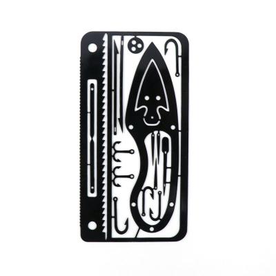 China Portable Wholesale Outdoor BBQ Pocket Wallet Knife Survival Multitool Stainless Steel Tool Card for sale