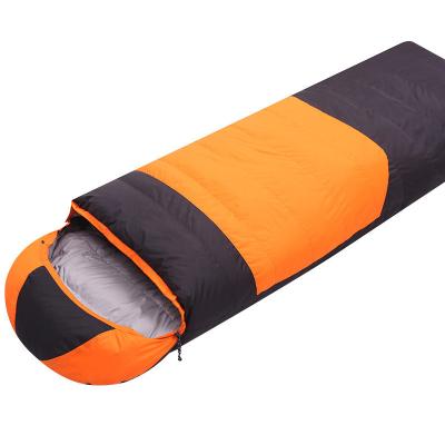 China Portable Ultralight Envelope Type Down Winter Outdoor Adults Compact Single Camping Sleeping Bag Custom Logo for sale