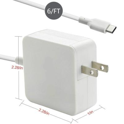 China LAPTOP 61W 87W USB C Power Adapter for MacBook 13 15 inch Charger Laptop with for sale