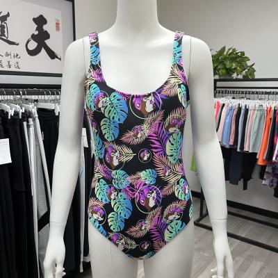 China &Beachwear Printed Ladies Fitness Swimwear Wholesale One Piece Breathable Swimwear For Ladies for sale