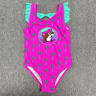 China 2022 New Design Children's Custom Fashionable Swimsuit Breathable One-Piece Swimwear Girl Family Children Bikini for sale