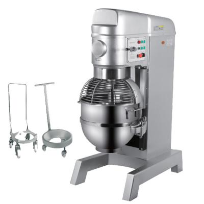 China Bowl: 304#stainless steel industrial cake cream mixing planetary mixer heavy duty 100L mixer for sale