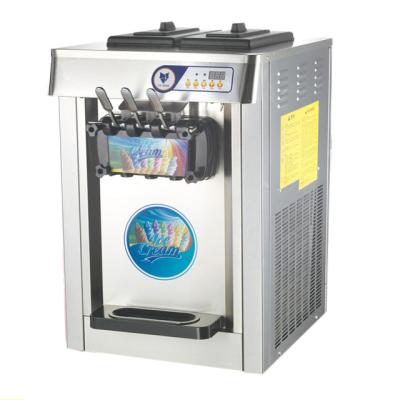 China Automatic Clean Desktop Compressor Commercial Soft Serve Machine For Small Ice Cream Machine / Gelato Machine Ice Cream Machine for sale