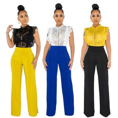 China H2677-2022 New Arrivals Solid Color Long Pants QUICK DRY High Waisted Office Pants Ladies for sale