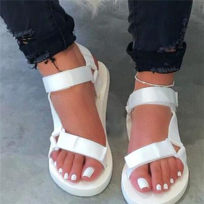 China F001- 2022 Fashionable Designer Platform Slippers Summer Flat Sandals Women Breathable New Arrivals for sale