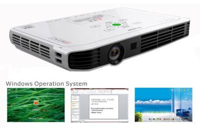 China PPT Presentation Wifi Multimedia 3D DLP Projector / Beamer 20-300 Inch for sale