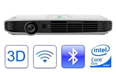 China Business Presentation Windows Projector Multimedia LED Projectors 500GB HDD for sale