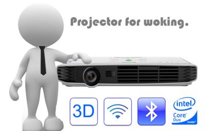 China Mini DLP 3D / 2D Video Windows Projector LED DLP Projector 1080p 20-300 Inch for sale