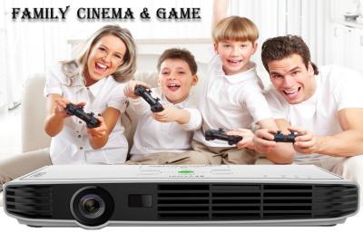 China Skysoar Wide Screen WXGA LED DLP VGA Projector For Home Theatre for sale