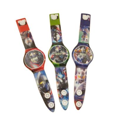 China Beian Auto Wholesale New Design Custom New Date Fashion Cartoon Kids Slap PVC Watches for sale