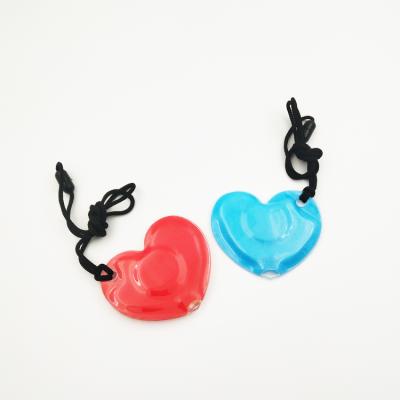 China Beian Cute Plastic Cheap New Promotion Kids LED Flash Love Shape Necklace for sale