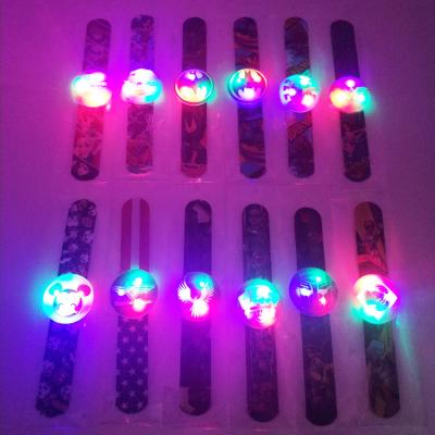 China Cute Party Kids Perfect Gift Design Full Color Flashing Light Bracelet Led Strip for sale