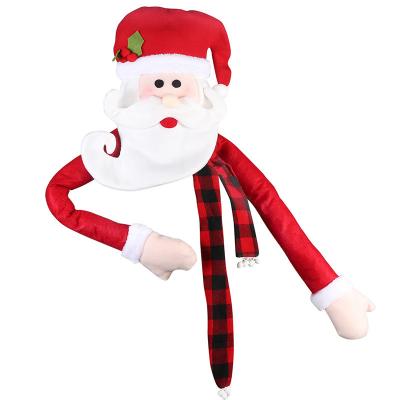 China Wholesale Fabric Manufacturers Christmas Decorations Santa Claus House Christmas Tree Decoration for sale