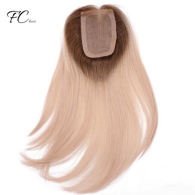 China 100% Human Hair Natural Remy Human Hair Lace Closure Topper Factory Best Wholesale Price Double Ended Hair for sale