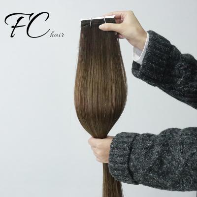 China 100% European Double Wefted Hair Remy Human Hair Extension for sale