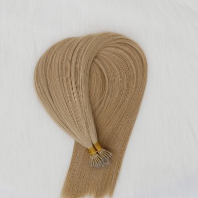 China CSF Silky Straight Thick End European Remy Blonde Nano Ring Hair Distributor Extensions for sale