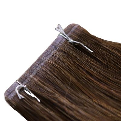 China Silky Straight Wave Thin Tape In Hair Extensions Tape Invisible Seamless Hair Extensions Double Drawn for sale