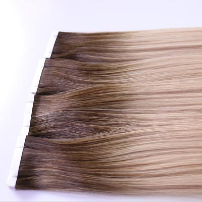 China Silky Straight Wave Highlight Color Tape In Hair Extensions Remy Hairs Full Cuticle for sale