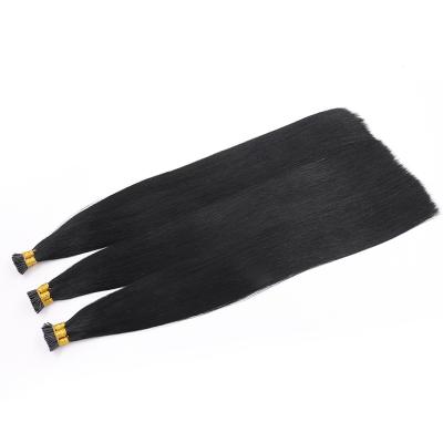 China Best Selling Wholesale 100% Virgin Human I-tip Remy Straight Double Cuticle Pulled I Tip for sale