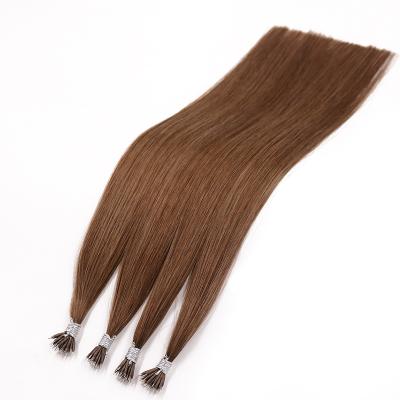 China Good Quality 100% Double Cuticle Straight Remy Hair Nano Ring Hair Extensions Hair Straight Drawn for sale