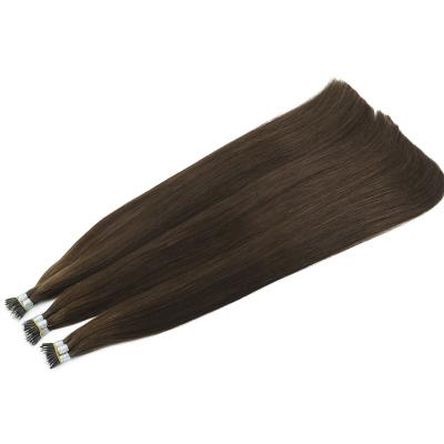 China Good Quality 100% Double Cuticle Straight Remy Hair Nano Ring Hair Extensions Hair Straight Drawn for sale