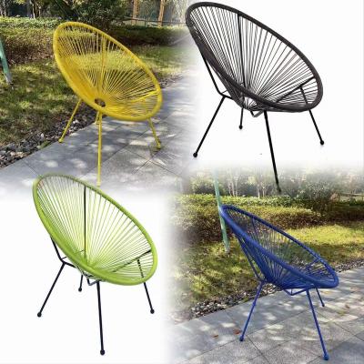 China Cadeiraacapulco ratan de huevo de medio de Silla rattan egg garden chair modern black round wicker rattan chair sets for sale