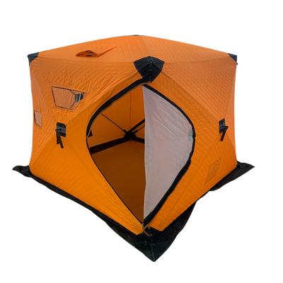 China Diagonal Tether Type Best Selling 5-8 Person Pop Tent Waterproof Fabric Blow Up Tent For Fishing for sale