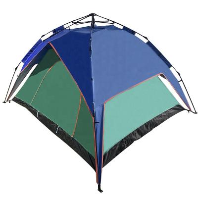 China Diagonal Bracing Type Outdoor Sports Equipments Easy Folding Large Stretch Camping Green Tent for sale