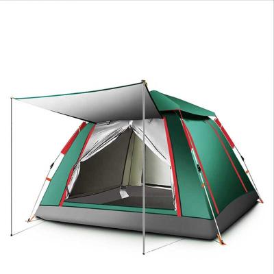 China Extended type hot sale camping tents outdoor for 3-4 people automatic rainproof for sale