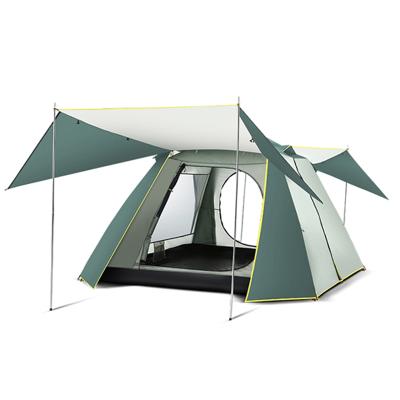 China Extended Type Automatic Pop Up Camping Tent Easy Installation 3 To 4 Person Family Instant Camping Tent for sale