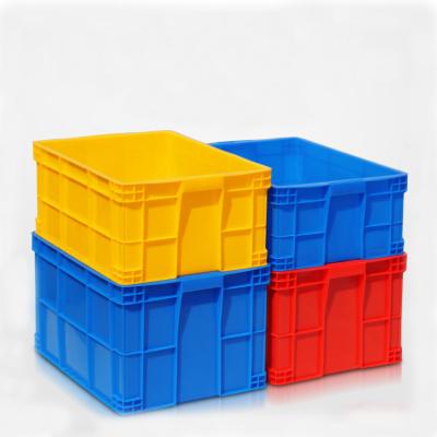 China Collapsible Sustainable HDPE Plastic Storage Crate 610*420*260mm for sale