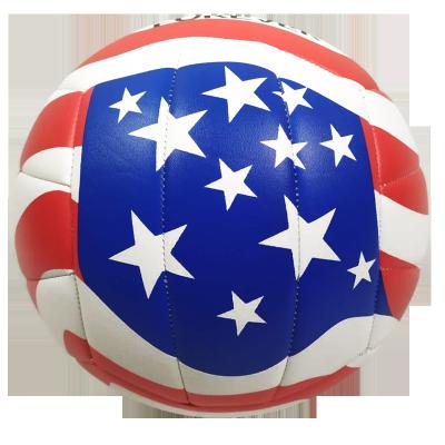 China Training And Promotion Volleyball Manufacturer Cheap High Quality Custom Logo Volleyball Machine Stitching PU Leather Training Volleyballs for sale