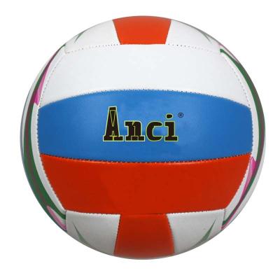 China Cheap Training PVC Leather Soft Touch Academy Volleyball Machine Stitched Volleyball for sale