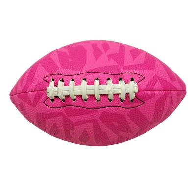 China High Quality Adult Machine Pitted American Football Training Sporting Goods Training Rugby Ball Size 9 for sale