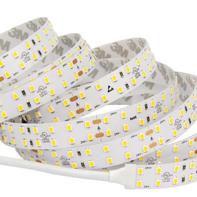 China Commercial 2835 196led 24v high brightness led strip 20.2w per meter led strip 24v for led strip profile aluminum for sale