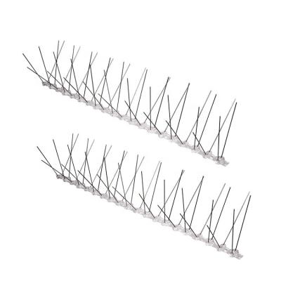 China Plastic Mesh Anti Roost Bird Pigeon Barrier Low Price Stainless Steel Pest Control Protection Spikes for sale