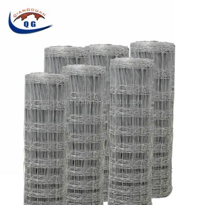 China Easily Assembled 2.5mm Farm Fence Factory 20cm Hole Galvanized Goat/Hog/Deer/Horse Fence for sale