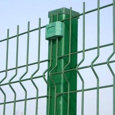 China Easily Assembled Home Outdoor Decorative Metal 3D Folding Curved Panel Welded Wire Mesh Fence For Houses for sale